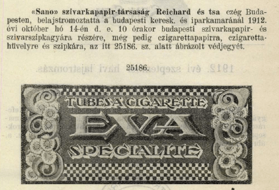 1912.10.14. Eva papír és hüvely