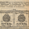 1914.12.22. Astral papír és hüvely