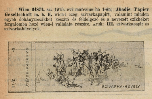 1915.03.01. Névtelen cigarettahüvely