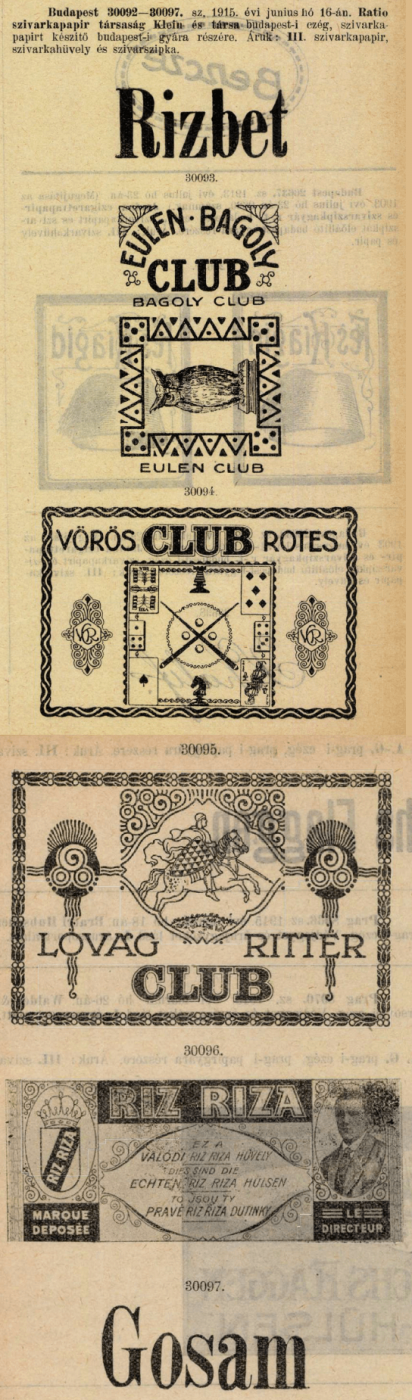 1915.06.16. Papírok és hüvelyek