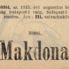 1915.08.07. Makdona papír és hüvely