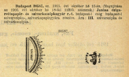 1915.10.13. Janina cigarettahüvely