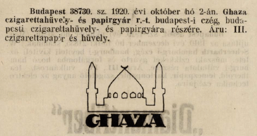 1920.10.02. Ghaza papír és hüvely