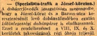 1925.04.12. Dohány különlegességek