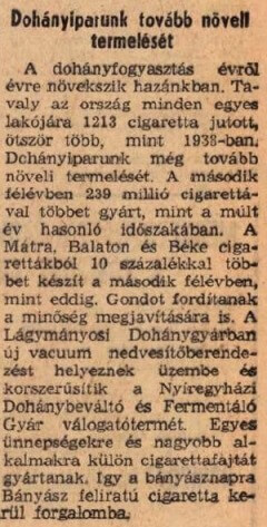 1955.08.28. Bányász cigaretta