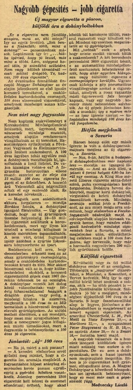 1967.05.06. Javuló cigaretták