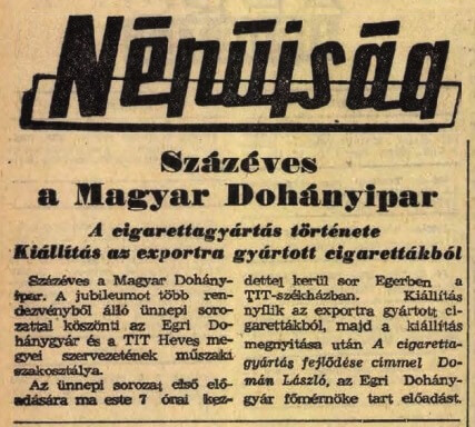 1967.08.18. Magyar Dohányipar