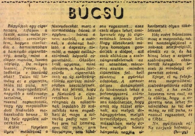 1967.09.17. Javuló cigaretták