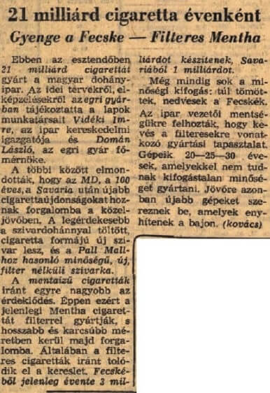 1967.09.29. 21 milliárd cigaretta
