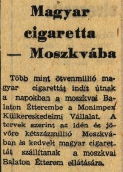 1972.07.16. Cigaretták exportja