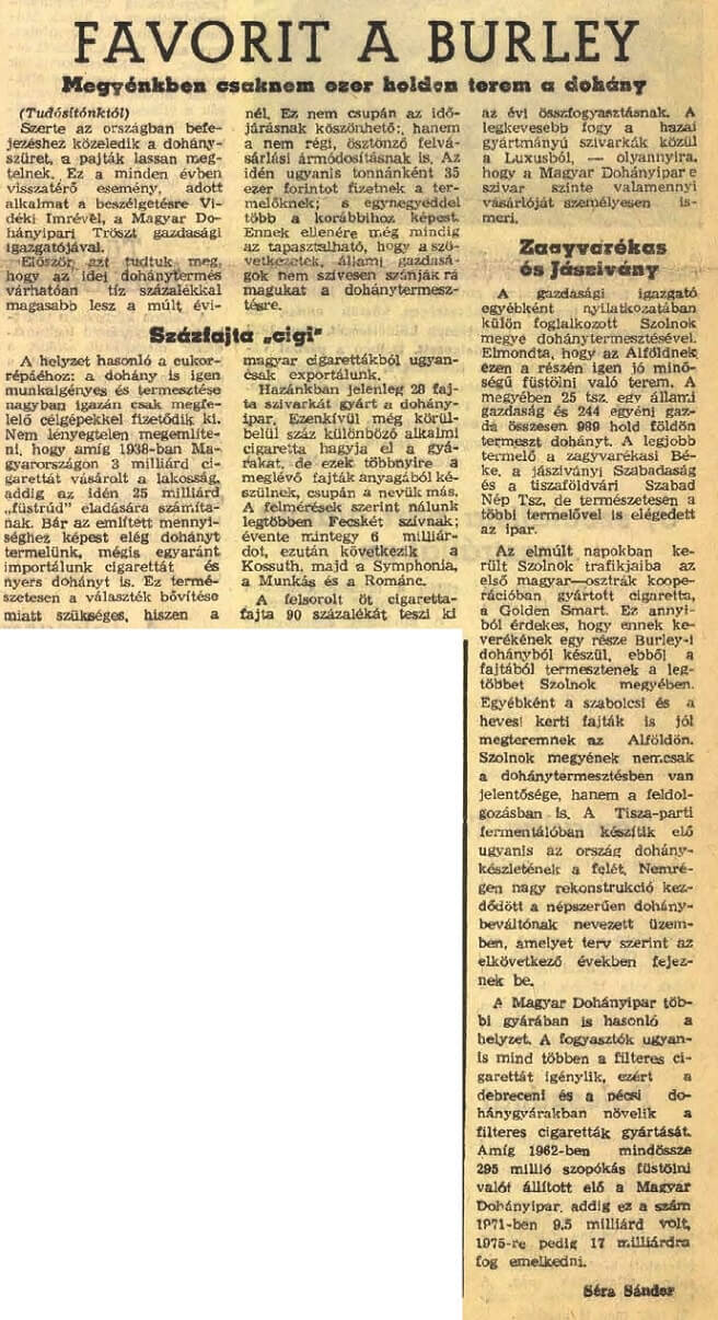 1972.10.04. Favorit a Burley