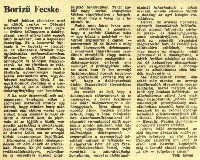 1973.03.04. Aromás cigaretták