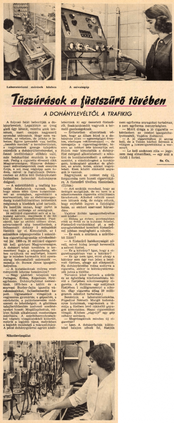 1976.06.01. Új füstszűrő