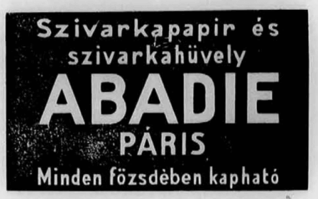 Abadie cigarettapapír 6.