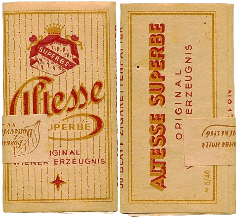 Altesse cigarettapapír 1.