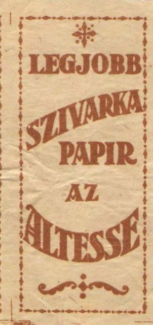 Altesse papír és hüvely 03.
