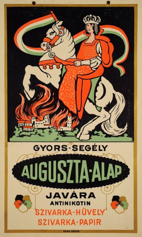 Auguszta-alap cigarettahüvely