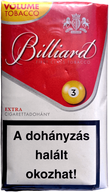 Billiard cigarettadohány 12.