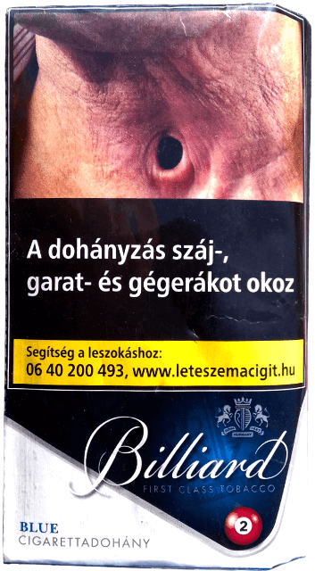 Billiard cigarettadohány 15.