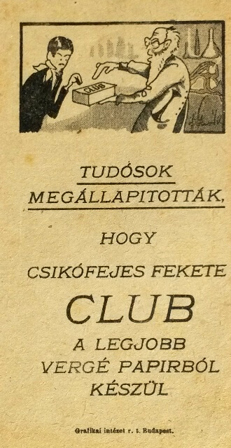 Club cigarettapapír 4.