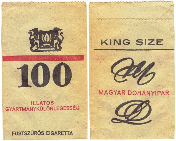 100 és MD cigaretta