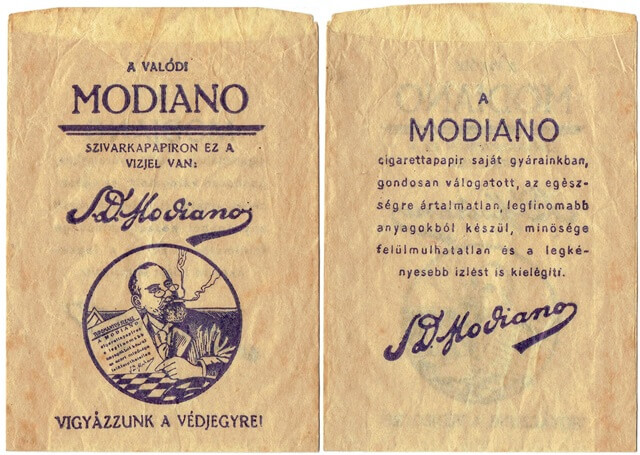 Modiano cigarettapapír 04.