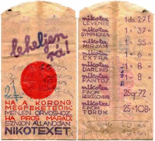 Nikotex dohányáru 22.