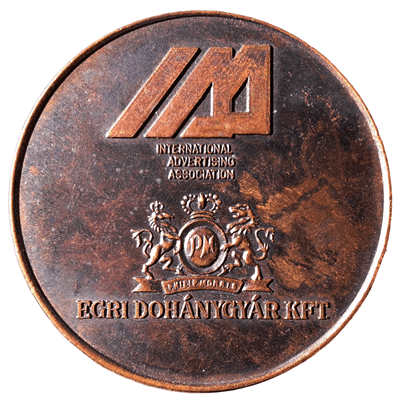 Egri Dohánygyár - emlékérem 2.