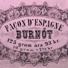 Façon d’Espagne burnót 1.