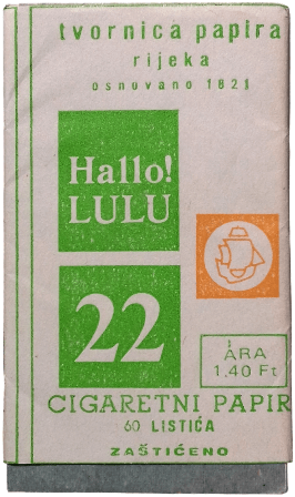Hallo! Lulu cigarettapapír Hallo! Lulu cigarettapapír
