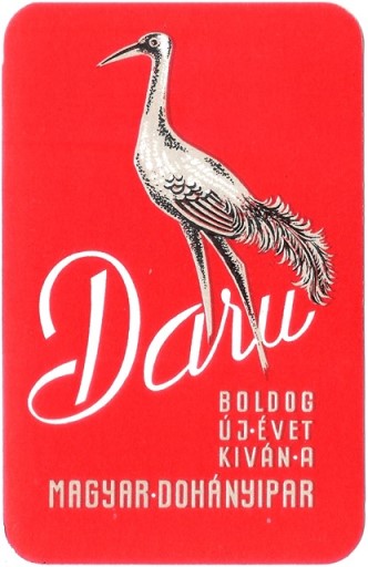 Daru cigaretta - piros 1965.