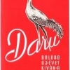 Daru cigaretta - piros 1965.