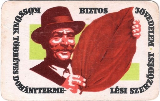 Dohánytermelési szerződés - 1965.