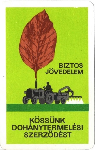 Dohánytermelési szerződés - 1968.