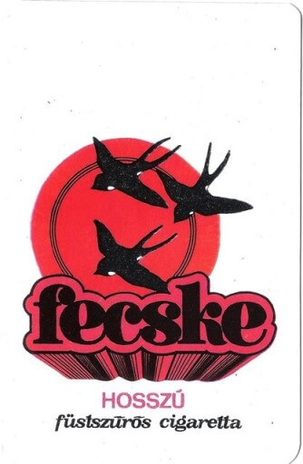 Hosszú Fecske cigaretta - 1975.