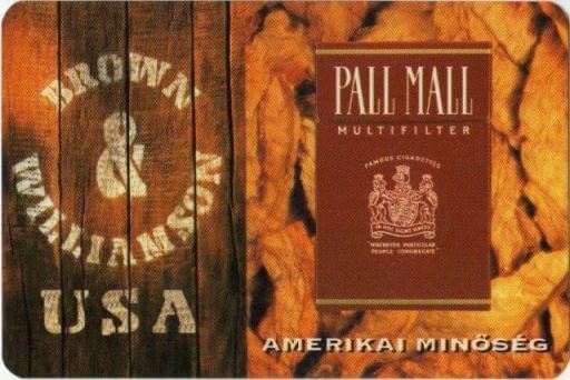 Pall Mall cigaretta - 1995. 1.
