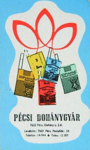 Pécsi Dohánygyár - 1986.