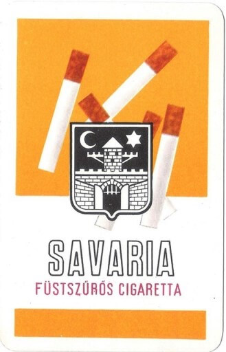 Savaria cigaretta - 1968.