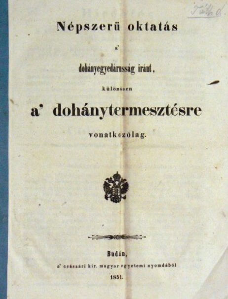 Népszerű oktatás a dohányegyedárusság iránt