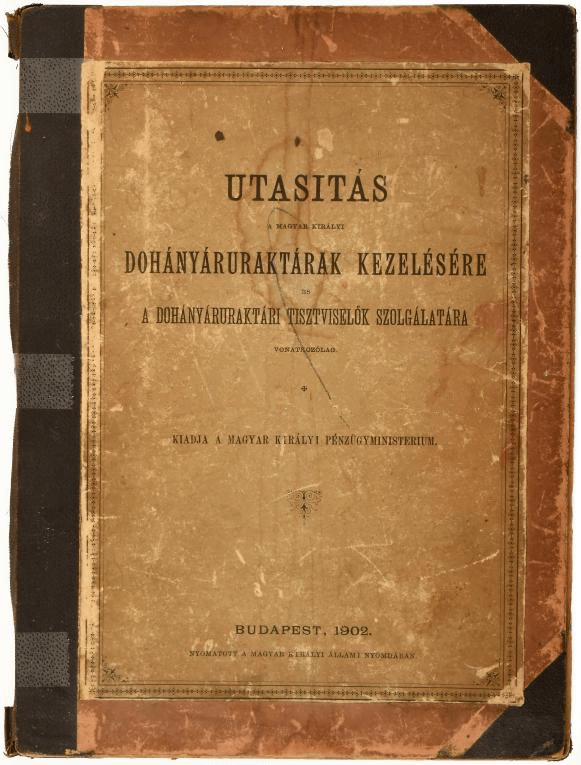 Utasítás a dohányáruraktáraknak