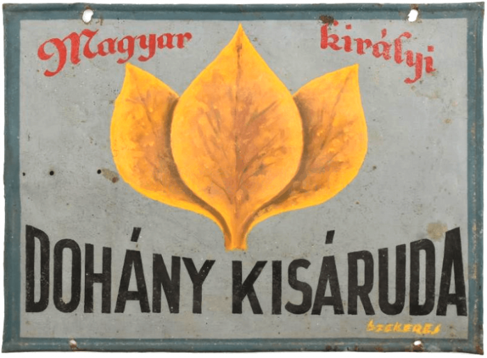 Magyar Királyi dohány kisáruda 1.