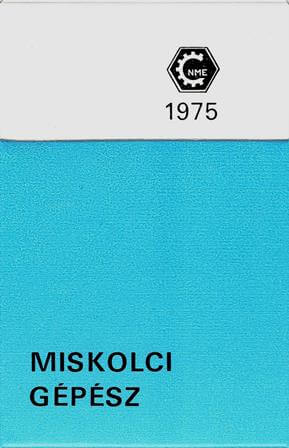 Miskolci Gépész 1975.