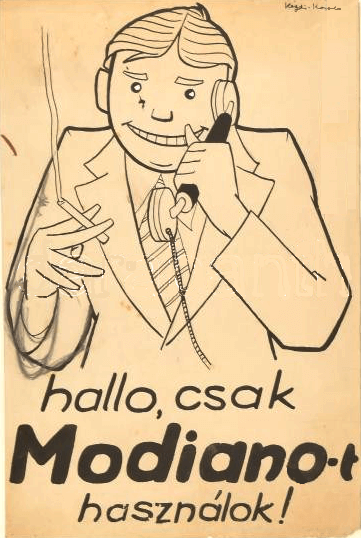 Modiano plakátterv - Kézdi-Kovács 4.