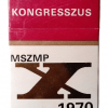 MSZMP Kongresszus 1970.