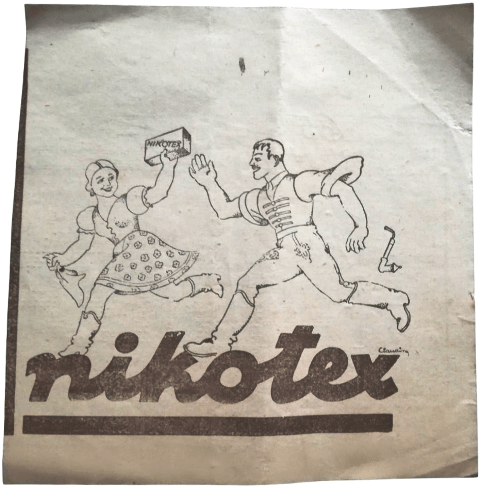 Nikotex reklám csekken 2.