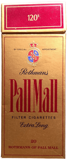 Rothmans Pall Mall 120'S Rothmans Pall Mall 120'S