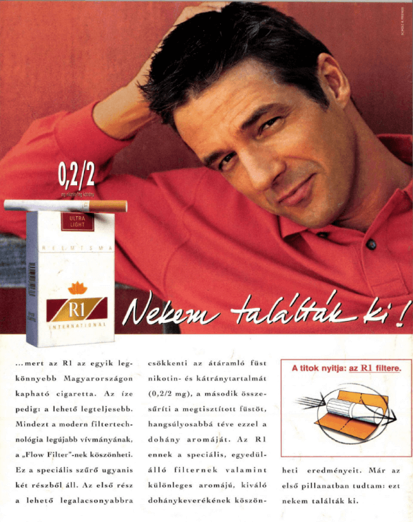 R1 cigaretta - 1997/2.
