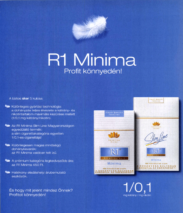 R1 cigaretta - 2003/1.