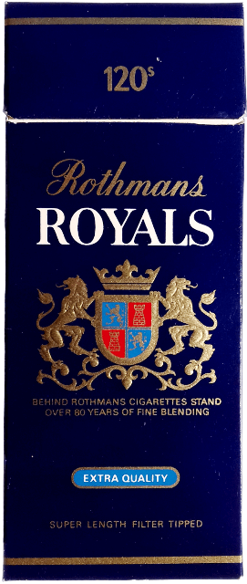 Rothmans Royals 1. Rothmans Royals 1.