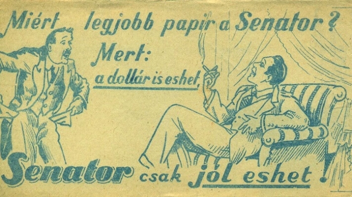 Senator papír és hüvely 28.